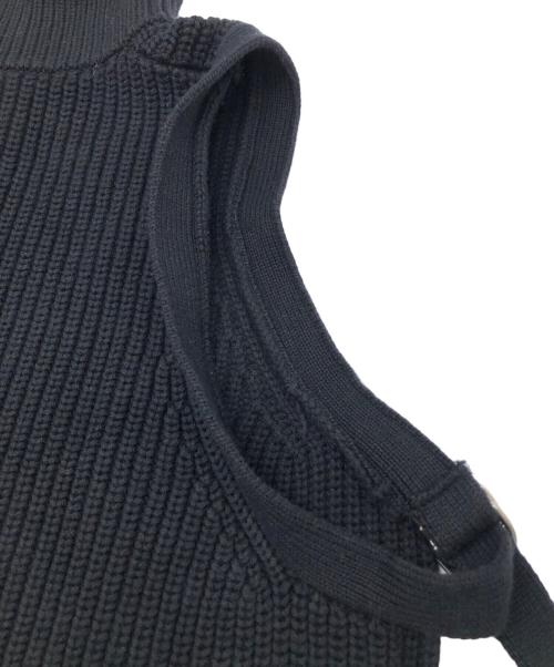 DIESEL（ディーゼル）DIESEL (ディーゼル) 厚手ニット ブラック サイズ:Mの古着・服飾アイテム