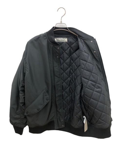 Onitsuka Tiger（オニツカタイガー）Onitsuka Tiger (オニツカタイガー) フライトジャケット ブラック サイズ:Ⅿの古着・服飾アイテム