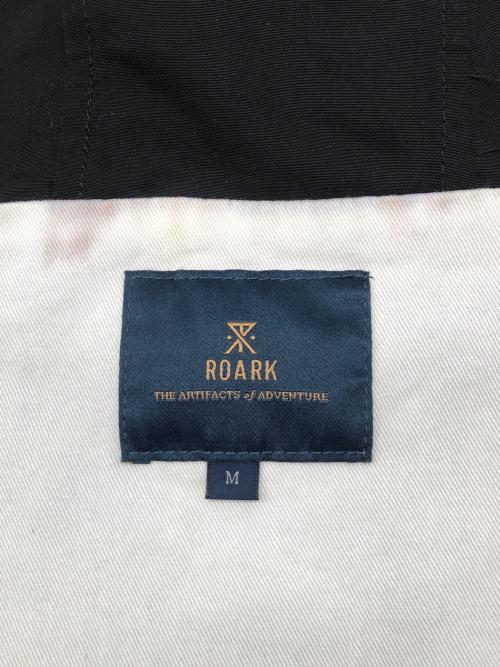 ROARK REVIVAL（ロアークリバイバル）ROARK REVIVAL (ロアークリバイバル) コーチジャケット　HOODED COACHES JACKET ブラック×ホワイト サイズ:Ｍの古着・服飾アイテム