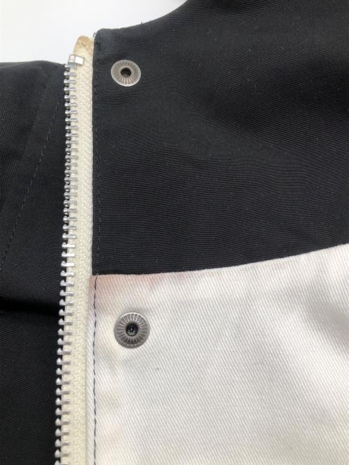 ROARK REVIVAL（ロアークリバイバル）ROARK REVIVAL (ロアークリバイバル) コーチジャケット　HOODED COACHES JACKET ブラック×ホワイト サイズ:Ｍの古着・服飾アイテム