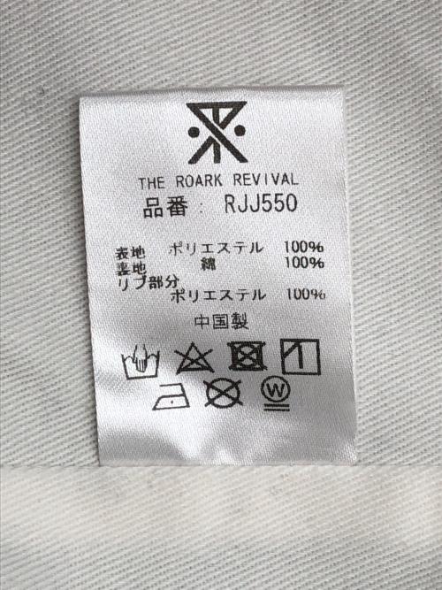 ROARK REVIVAL（ロアークリバイバル）ROARK REVIVAL (ロアークリバイバル) コーチジャケット　HOODED COACHES JACKET ブラック×ホワイト サイズ:Ｍの古着・服飾アイテム