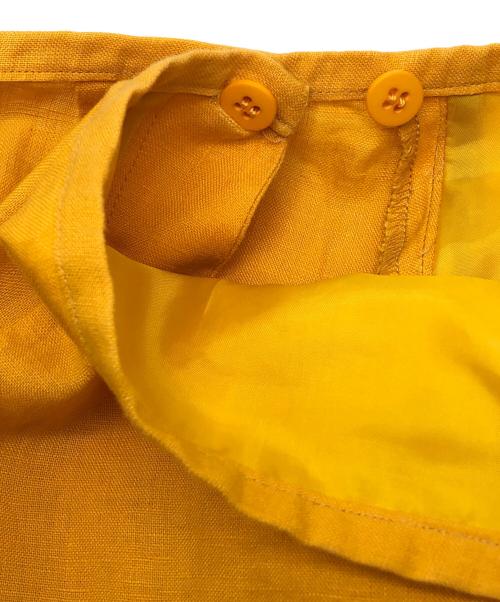 freada（フリーダ）freada (フリーダ) スカート　ヨーロピアンエコバッグリメイクスカート イエロー×オレンジ サイズ:Ｆの古着・服飾アイテム