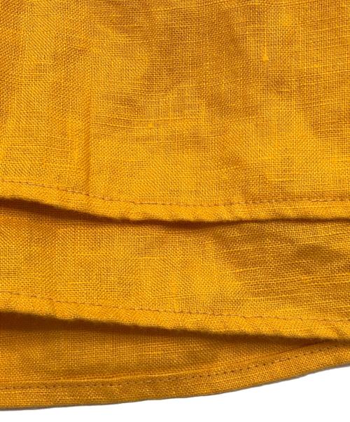 freada（フリーダ）freada (フリーダ) スカート　ヨーロピアンエコバッグリメイクスカート イエロー×オレンジ サイズ:Ｆの古着・服飾アイテム