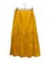 freada（フリーダ）の古着「スカート　ヨーロピアンエコバッグリメイクスカート」｜イエロー×オレンジ