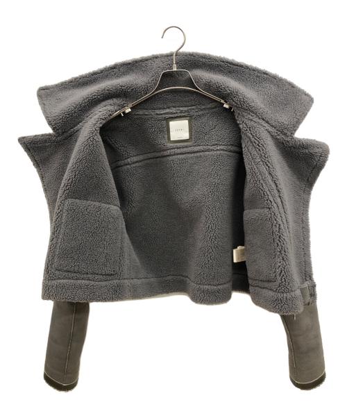 juemi（ジュエミ）juemi (ジュエミ) ボアジャケット グレー サイズ:FREEの古着・服飾アイテム