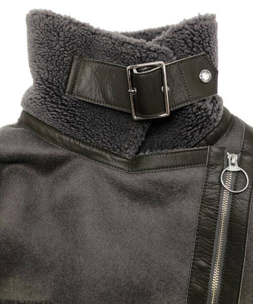 juemi（ジュエミ）juemi (ジュエミ) ボアジャケット グレー サイズ:FREEの古着・服飾アイテム