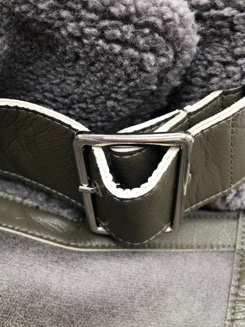 juemi（ジュエミ）juemi (ジュエミ) ボアジャケット グレー サイズ:FREEの古着・服飾アイテム