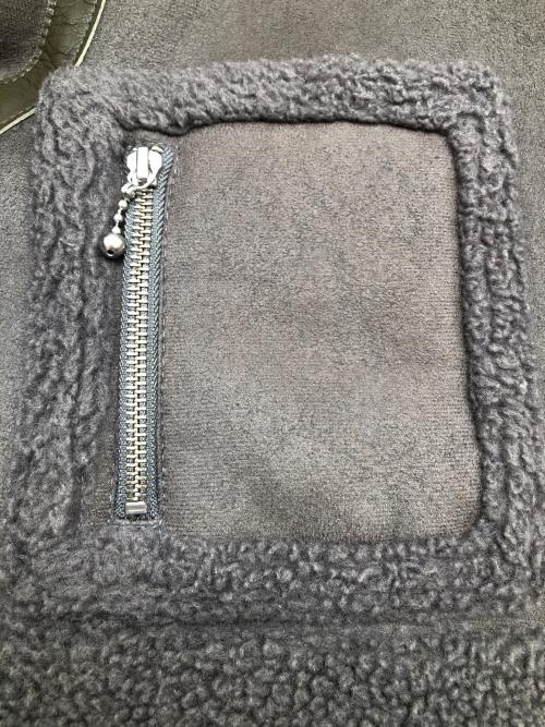 juemi（ジュエミ）juemi (ジュエミ) ボアジャケット グレー サイズ:FREEの古着・服飾アイテム