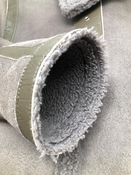 juemi（ジュエミ）juemi (ジュエミ) ボアジャケット グレー サイズ:FREEの古着・服飾アイテム