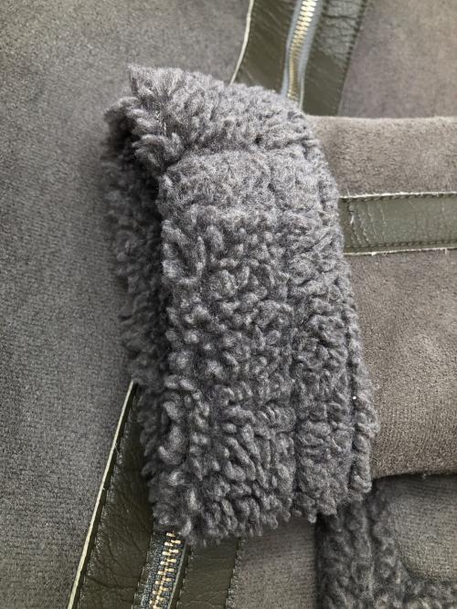 juemi（ジュエミ）juemi (ジュエミ) ボアジャケット グレー サイズ:FREEの古着・服飾アイテム