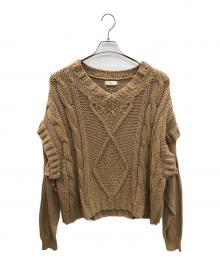 IROQUOIS（イロコイ）の古着「厚手ニット」｜ブラウン