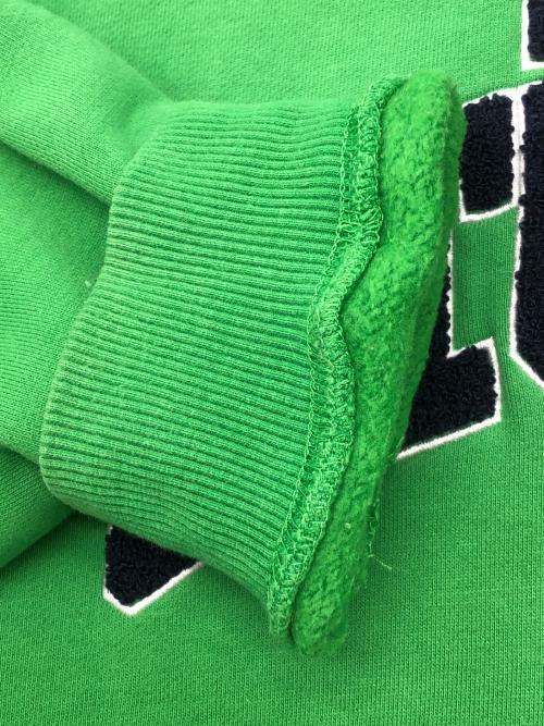 stussy（ステューシー）stussy (ステューシー) プルオーバーパーカー グリーン サイズ:Sの古着・服飾アイテム