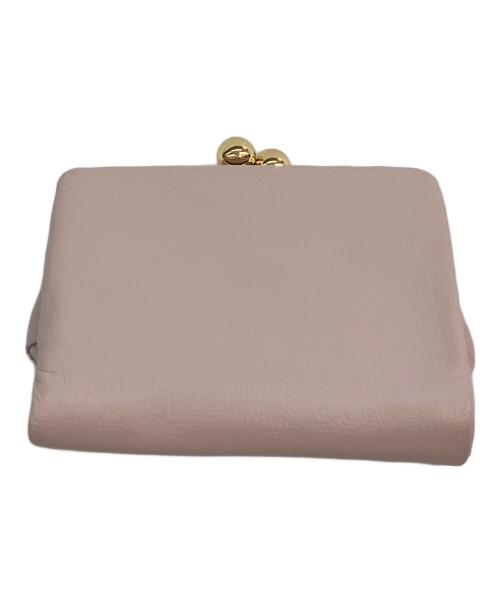 MARY QUANT（マリークヮント）MARY QUANT (マリークヮント) フレンチシームガマ口 ウォレット ピンクの古着・服飾アイテム
