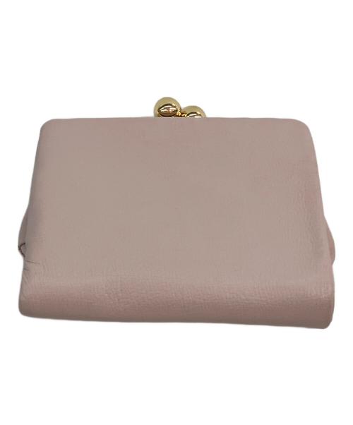 MARY QUANT（マリークヮント）MARY QUANT (マリークヮント) フレンチシームガマ口 ウォレット ピンクの古着・服飾アイテム