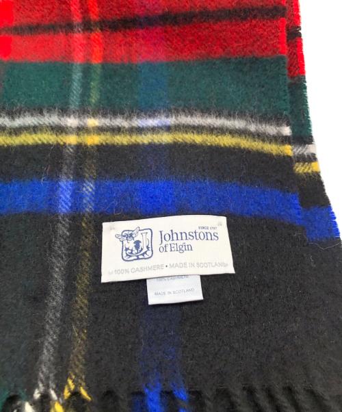 JOHNSTONS OF ELGIN（ジョンストンズオブエルガン）JOHNSTONS OF ELGIN (ジョンストンズオブエルガン) カシミヤマフラー マルチカラーの古着・服飾アイテム
