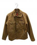 Patagoniaパタゴニア）の古着「アイアン・フォージ・ヘンプ・キャンバス・ランチジャケット　FA18」｜キャメル