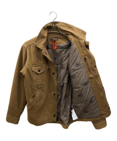 Patagonia（パタゴニア）Patagonia (パタゴニア) アイアン・フォージ・ヘンプ・キャンバス・ランチジャケット　FA18 キャメル サイズ:Sの古着・服飾アイテム