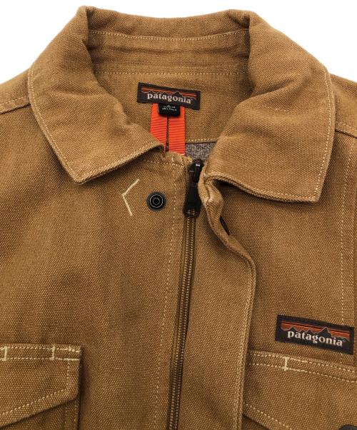 Patagonia（パタゴニア）Patagonia (パタゴニア) アイアン・フォージ・ヘンプ・キャンバス・ランチジャケット　FA18 キャメル サイズ:Sの古着・服飾アイテム