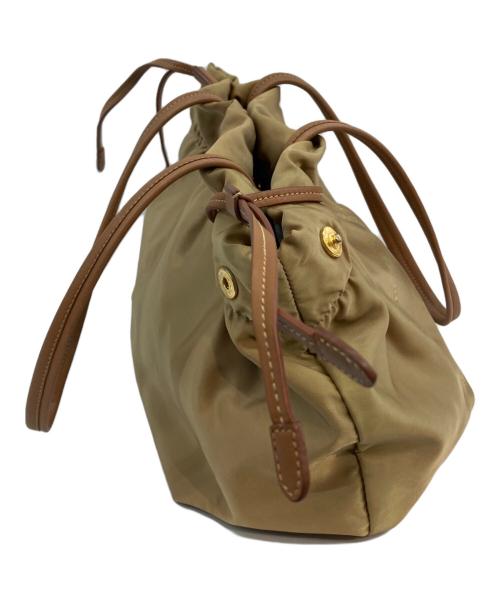 PRADA（プラダ）PRADA (プラダ) 巾着 ベージュの古着・服飾アイテム