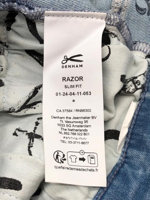 Denham（デンハム）Denham (デンハム) デニムパンツ　SLIM FIT スカイブルー サイズ:W27×L32の古着・服飾アイテム