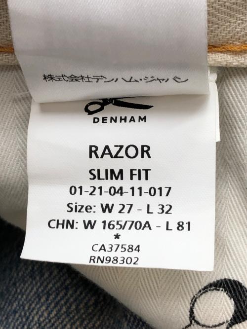 Denham（デンハム）Denham (デンハム) デニムパンツ　RAZOR MIJSSS インディゴ サイズ:W27×L32の古着・服飾アイテム