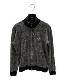 FRED PERRY（フレッドペリー）の古着「トラックジャケット　千鳥格子」｜グレー