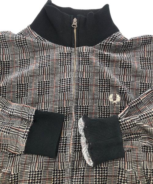 FRED PERRY（フレッドペリー）FRED PERRY (フレッドペリー) トラックジャケット　千鳥格子 グレー サイズ:Sの古着・服飾アイテム