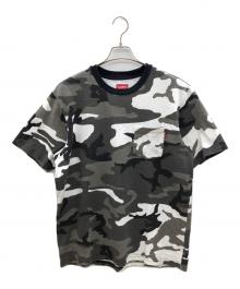 SUPREME（シュプリーム）の古着「SS Pocket Tee　18AW」｜グレー×ホワイト