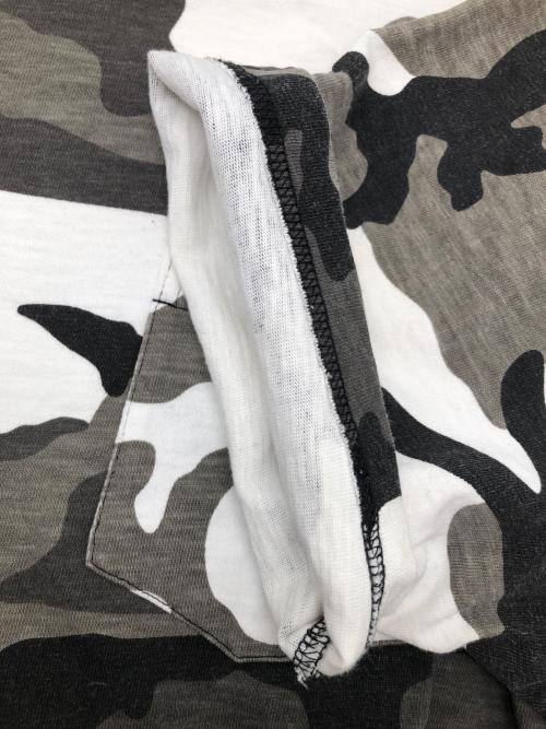 SUPREME（シュプリーム）SUPREME (シュプリーム) SS Pocket Tee　18AW グレー×ホワイト サイズ:Lの古着・服飾アイテム