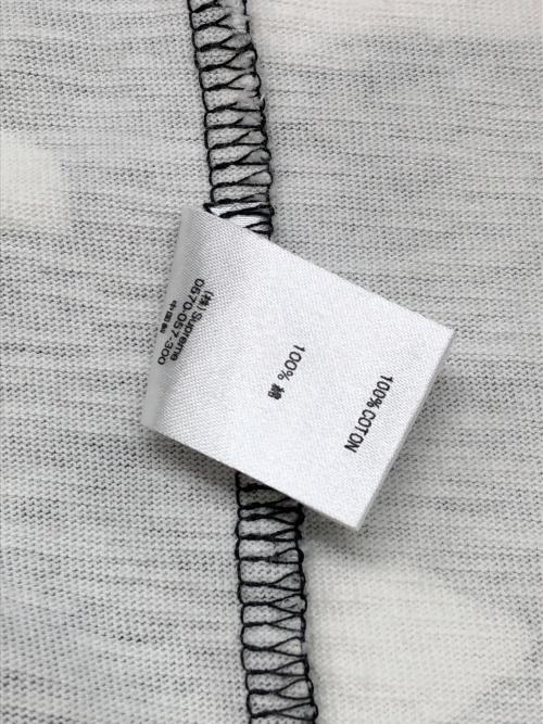 SUPREME（シュプリーム）SUPREME (シュプリーム) SS Pocket Tee　18AW グレー×ホワイト サイズ:Lの古着・服飾アイテム