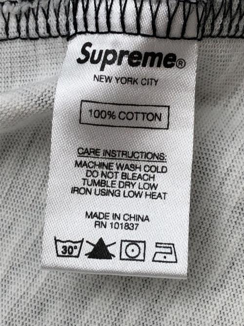SUPREME（シュプリーム）SUPREME (シュプリーム) SS Pocket Tee　18AW グレー×ホワイト サイズ:Lの古着・服飾アイテム