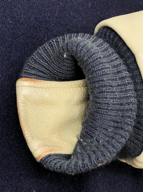 GB sport（ゴールデンベアスポーツ）GB sport (ゴールデンベアスポーツ) 00sスタジャン 白タグ 古着 ネイビー×ホワイト サイズ:Lの古着・服飾アイテム