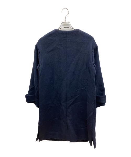 green label relaxing（グリーンレーベルリラクシング）green label relaxing (グリーンレーベルリラクシング) ノーカラーコート ネイビー サイズ:40の古着・服飾アイテム