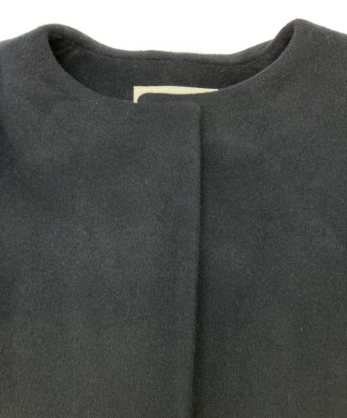 green label relaxing（グリーンレーベルリラクシング）green label relaxing (グリーンレーベルリラクシング) ノーカラーコート ネイビー サイズ:40の古着・服飾アイテム