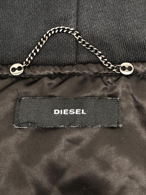 DIESEL（ディーゼル）DIESEL (ディーゼル) ダウンコート ブラック サイズ:Sの古着・服飾アイテム