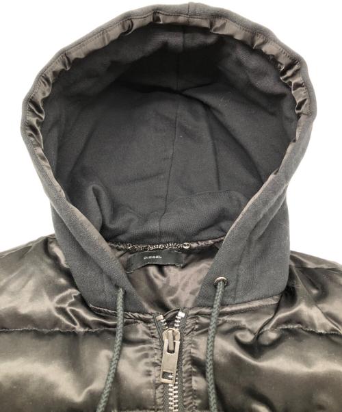 DIESEL（ディーゼル）DIESEL (ディーゼル) ダウンコート ブラック サイズ:Sの古着・服飾アイテム