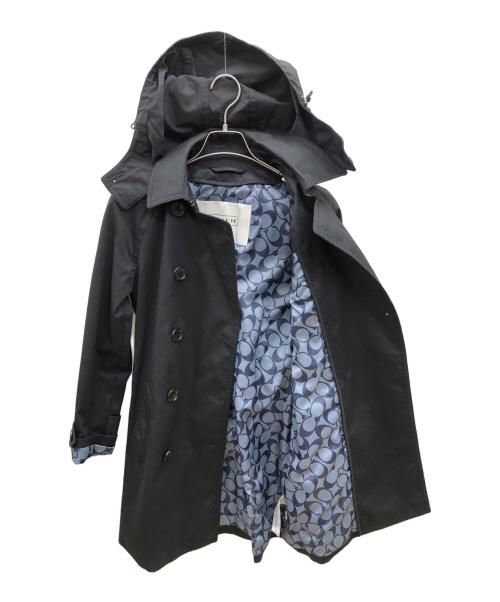 COACH（コーチ）COACH (コーチ) トレンチコート ブラック サイズ:XSの古着・服飾アイテム