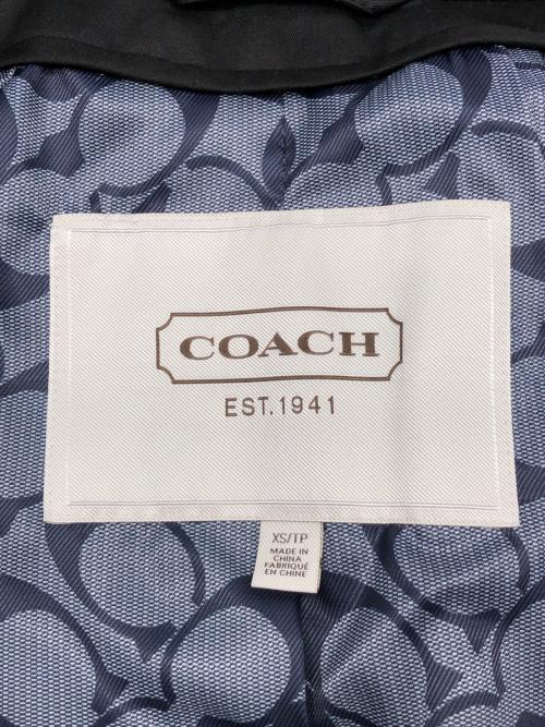 COACH（コーチ）COACH (コーチ) トレンチコート ブラック サイズ:XSの古着・服飾アイテム