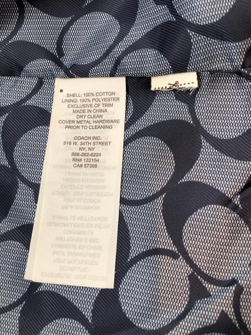 COACH（コーチ）COACH (コーチ) トレンチコート ブラック サイズ:XSの古着・服飾アイテム