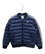 adidasアディダス）の古着「ダウンジャケット」｜ネイビー