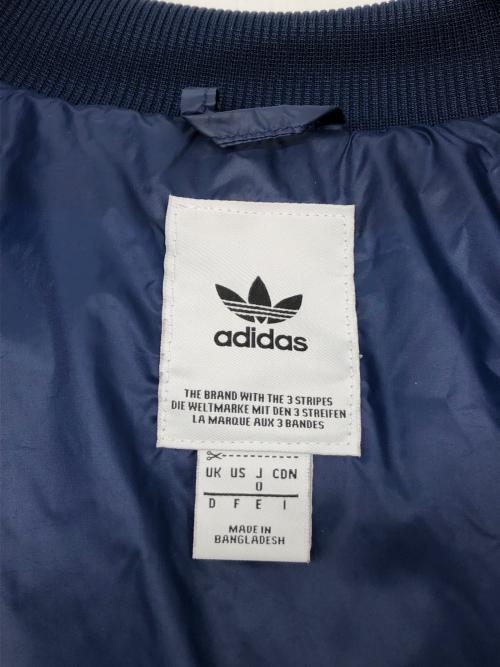 adidas（アディダス）adidas (アディダス) ダウンジャケット ネイビーの古着・服飾アイテム