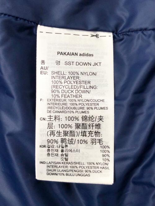 adidas（アディダス）adidas (アディダス) ダウンジャケット ネイビーの古着・服飾アイテム