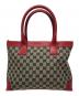 GUCCI（グッチ）の古着「トートバッグ」｜ベージュ×レッド