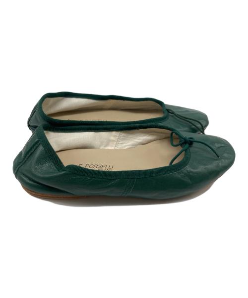 A.P.C.（アーペーセー）A.P.C. (アーペーセー) E.PORSELLI グリーン サイズ:22.5の古着・服飾アイテム