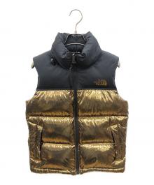 THE NORTH FACE（ザ ノース フェイス）の古着「中綿ベスト　1996 RETRO NUPTSE」｜ブラック×ゴールドカラー