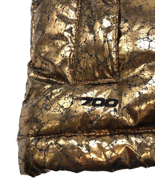 THE NORTH FACE（ザ ノース フェイス）THE NORTH FACE (ザ ノース フェイス) 中綿ベスト　1996 RETRO NUPTSE ブラック×ゴールドカラー サイズ:XSの古着・服飾アイテム