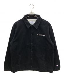 Champion（チャンピオン）の古着「コーデュロイジャケット」｜ブラック