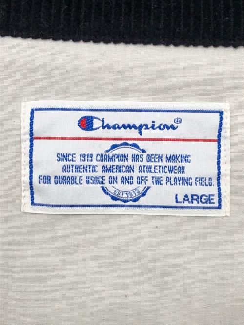 Champion（チャンピオン）Champion (チャンピオン) コーデュロイジャケット ブラック サイズ:Lの古着・服飾アイテム