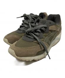 asics（アシックス）の古着「Tiger」｜カーキ×ホワイト