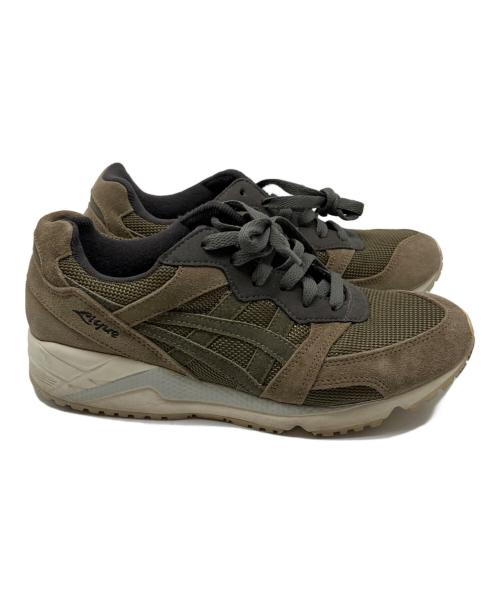 asics（アシックス）asics (アシックス) Tiger カーキ×ホワイト サイズ:26の古着・服飾アイテム